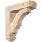 Ekena Millwork Balboa Arts and Crafts Smooth Bracket w/ Offset Brace, Douglas Fir, 5 1/2"W x 20"D x 20"H BKT0604X20X20BOA03SDF - alternate 1